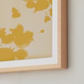 "Botanica 1" - Art Print in Amber by Kamala Nahas - Frame Close-up