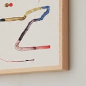 "Connected" - Art Print in Flow by Sumak Studio - Frame Close-up