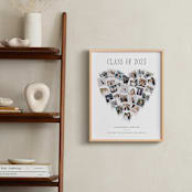 "Heart Snapshot for Grads: Framed Photo" - Framed Photo in White by Minted - In a Room