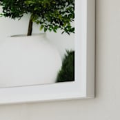"verdant garden II" - Art Print in leaf by Sara Hicks Malone - Frame Close-up