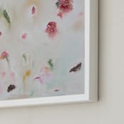 "Lost and Found" - Art Print in Taupe by Mary Ketch - Frame Close-up