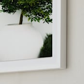 "verdant garden II" - Art Print in leaf by Sara Hicks Malone - Frame Close-up