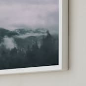 "Above" - Art Print in Fog by Olivia Faye Co - Frame Close-up