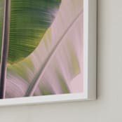 "Tropic" - Art Print in bright green by ALICIA BOCK - Frame Close-up