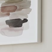 "Softly Stacked" - Art Print in Fawn by Melanie Severin - Frame Close-up