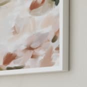 "Subliminal" - Art Print in Rust by Melanie Severin - Frame Close-up