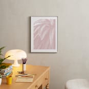 "Soft Palm Top" - Art Print in blush pink by Owl and Toad - In a Room