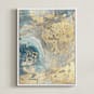 "Gem No. 2" - Art Print in Emerald by Julia Contacessi - Framed Canvas