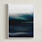 "Deep Waters" - Art Print in Ocean by Grae - Framed Canvas