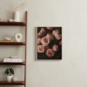 "Tiptoe Through the Tulips" - Art Print in Raspberry Tulip by Rachel Nelson - In a Room