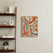 "Orange Twist" - Art Print in Orange by ALICIA BOCK - In a Room