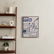"Pretty Room" - Art Print in Vanilla by Teju Reval - In a Room