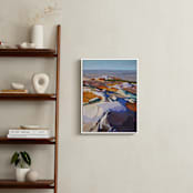 "On the Rocks II" - Art Print in Quartz by Jess Franks - In a Room