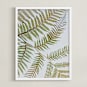 "Synthesis" - Art Print in Fern Green by Shannon Terrell - Framed