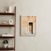 "Défense D'afficher, Marseille" - Art Print in Pale Peach by Jacquelyn Sloane Siklos - In a Room