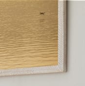 "Lake Tahoe series no. 4" - Art Print in steel gray by Neeta Sawhney - Frame Close-up