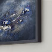 "I Don't Want More" - Art Print in Starlight by Christine Olmstead - Frame Close-up