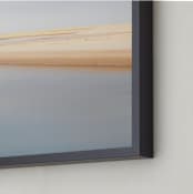 "Tributary on the Coast" - Art Print in Sand by TS Designs - Frame Close-up