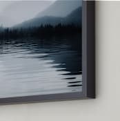 "glassy waters" - Art Print in Mist by Alicia Abla - Frame Close-up