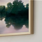 "Divergent Water" - Art Print in Divergent Green by Stephanie Goos Johnson - Frame Close-up