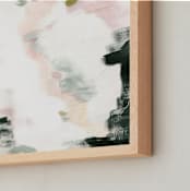 "Mystic 2" - Art Print in Peach by Melanie Severin - Frame Close-up