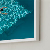 "Bliss" - Art Print in Water by Sadye Sagov - Frame Close-up