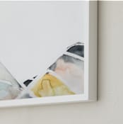 "Above the Horizon" - Art Print in Dusty Peach by Christi Parks - Frame Close-up