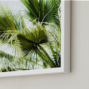 "Singularity" - Art Print in Palm Green by Bethania Lima - Frame Close-up