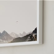 "Altitude" - Art Print in Stone by Heather Deffense - Frame Close-up
