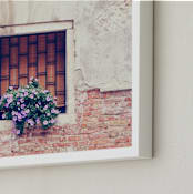 "Venetian Windows" - Art Print in brick by lulu and isabelle - Frame Close-up