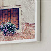 "Venetian Windows" - Art Print in brick by lulu and isabelle - Frame Close-up