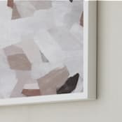 "Sierra Abstraction 3" - Art Print in Terracotta Rose by Melanie Severin - Frame Close-up