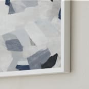 "Sierra Abstraction 2" - Art Print in Navy by Melanie Severin - Frame Close-up