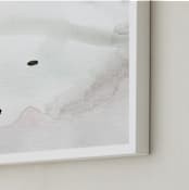 "Whispered Envy" - Art Print in Sage by Melanie Severin - Frame Close-up