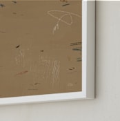 "Room 2" - Art Print in Beige by Shiho Whitehead - Frame Close-up