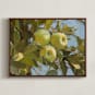 "The Tree Amigos" - Art Print in Green Apple by Rachel Nelson - Framed Canvas