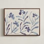 "Midnight Blossoms" - Art Print in Shadowed Lavender by Alisa Galitsyna - Framed Canvas