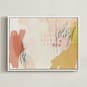 "seventy-five I" - Art Print in Bubble Gum by Morgan Kendall - Framed Canvas