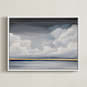 "Quiet Comfort" - Art Print in Slate Grey by Mya Bessette - Framed Canvas