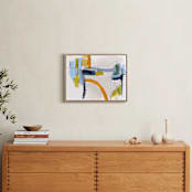 "Feeling The Day 2" - Art Print in Periwinkle by Karyn Denten - In a Room