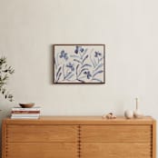 "Midnight Blossoms" - Art Print in Shadowed Lavender by Alisa Galitsyna - In a Room
