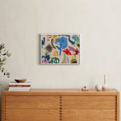 "Life of the Party" - Art Print in Party Blue by Christina Flowers - In a Room