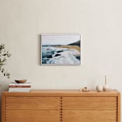 "Seafaring" - Art Print in sea mist blue by Shawnee Mills - In a Room