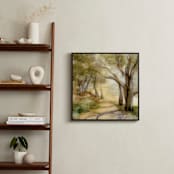 "Dreamy Olive Trees" - Art Print in Olive Green by Bethany Hackmann - In a Room