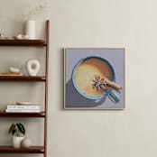 "From The Top 2" - Art Print in Smokey Lavender by Amber Piacentine - In a Room