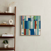 "Sifting Through the Pieces" - Art Print in Sage Green by Pippin Schupbach - In a Room