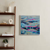 "Tilt Shift" - Art Print in Fuschia by Kelly Johnston - In a Room