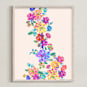 "secret blooming " - Art Print in multi colors by Tae Lee - Framed