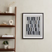 "tonality III" - Art Print in Slate by Sara Hicks Malone - In a Room