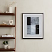 "tonality IV" - Art Print in Slate by Sara Hicks Malone - In a Room